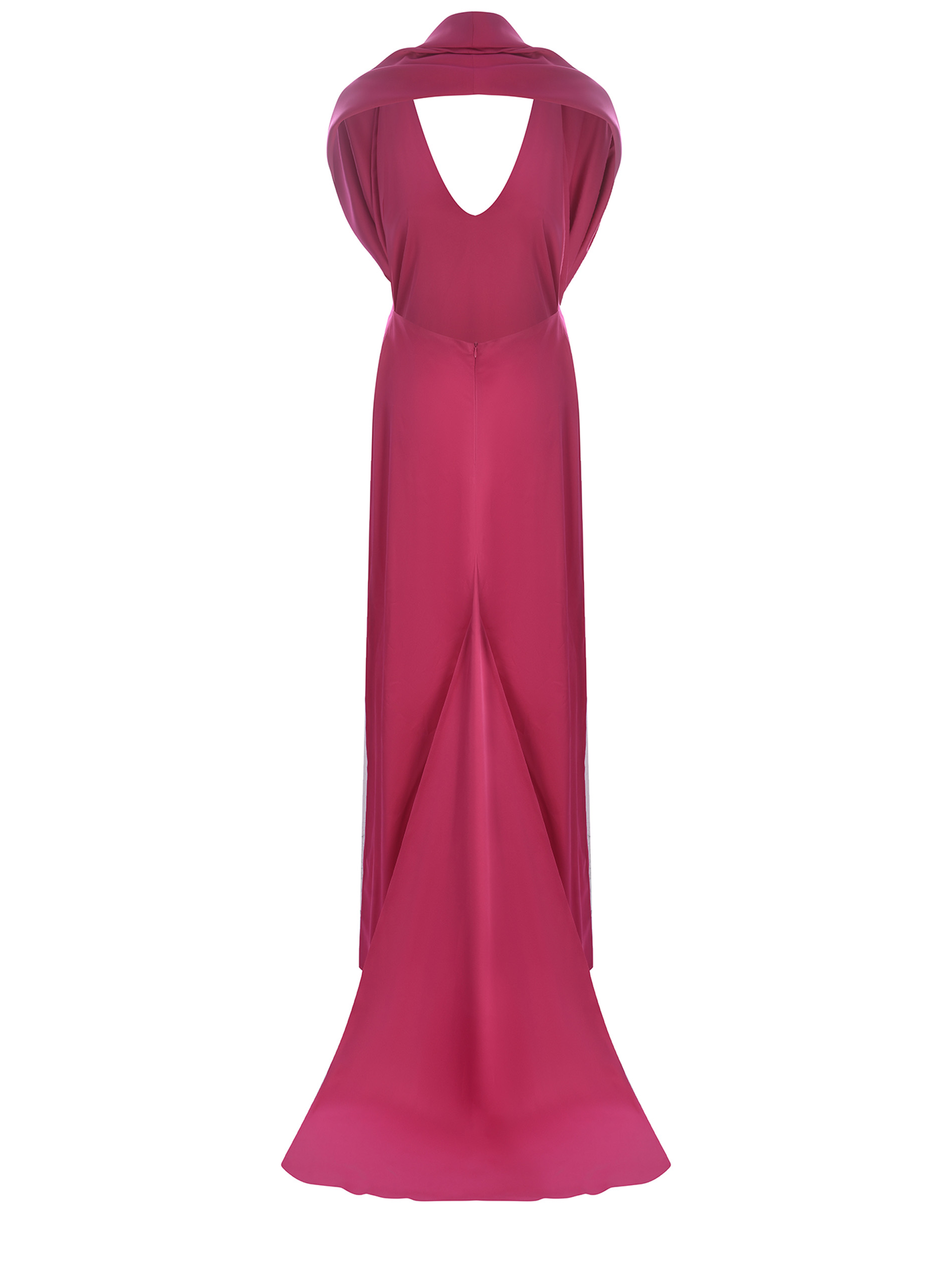 【関税込み】GIUSEPPE DI MORABITO FINE-RIBBED DRESS Red cowl-neck ruched minidress - women - GIUSEPPE DI